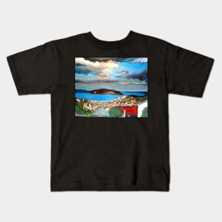 Porto Rafti from my Balcony Kids T-Shirt